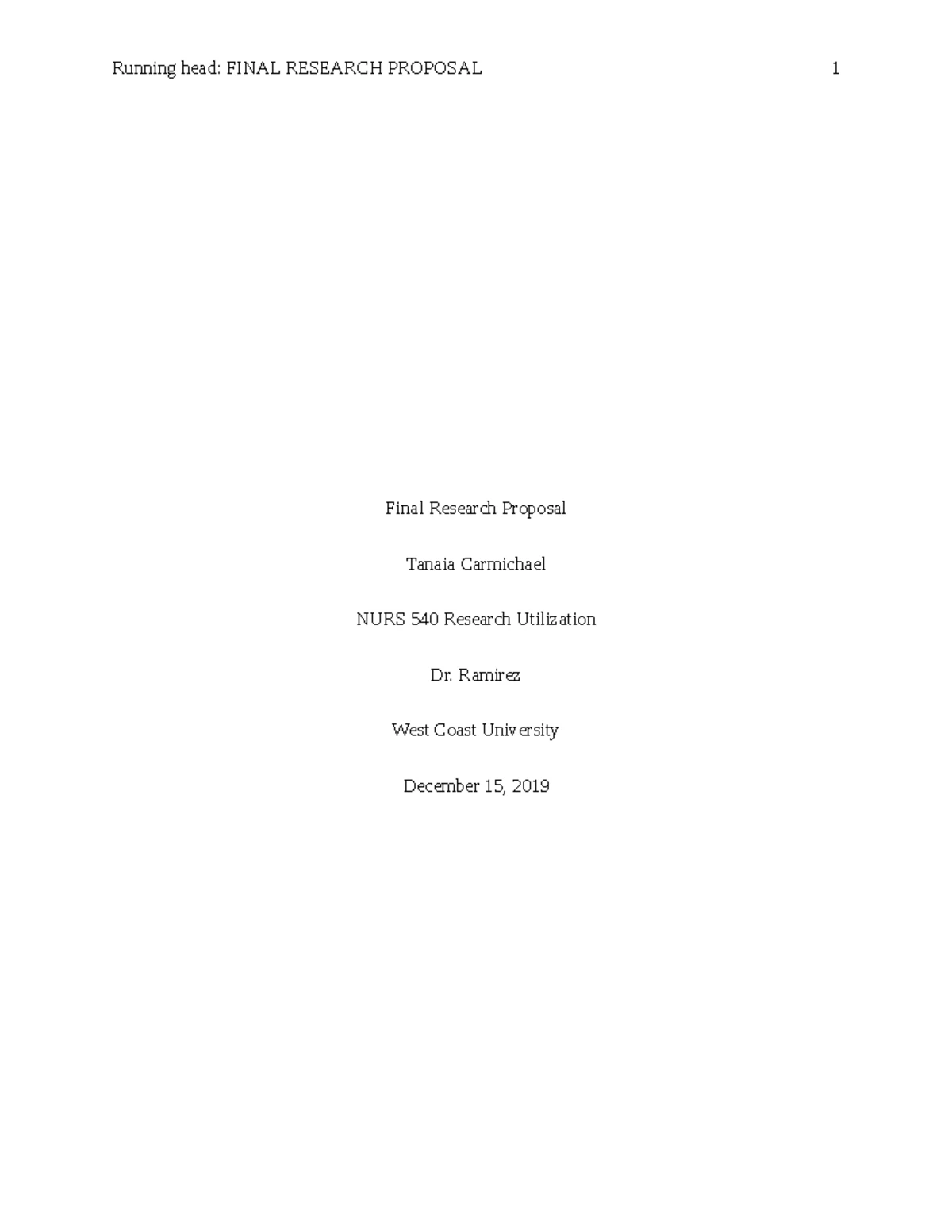Final Research Paper Nurs540: Meditation's Impact on Youth Mental ...