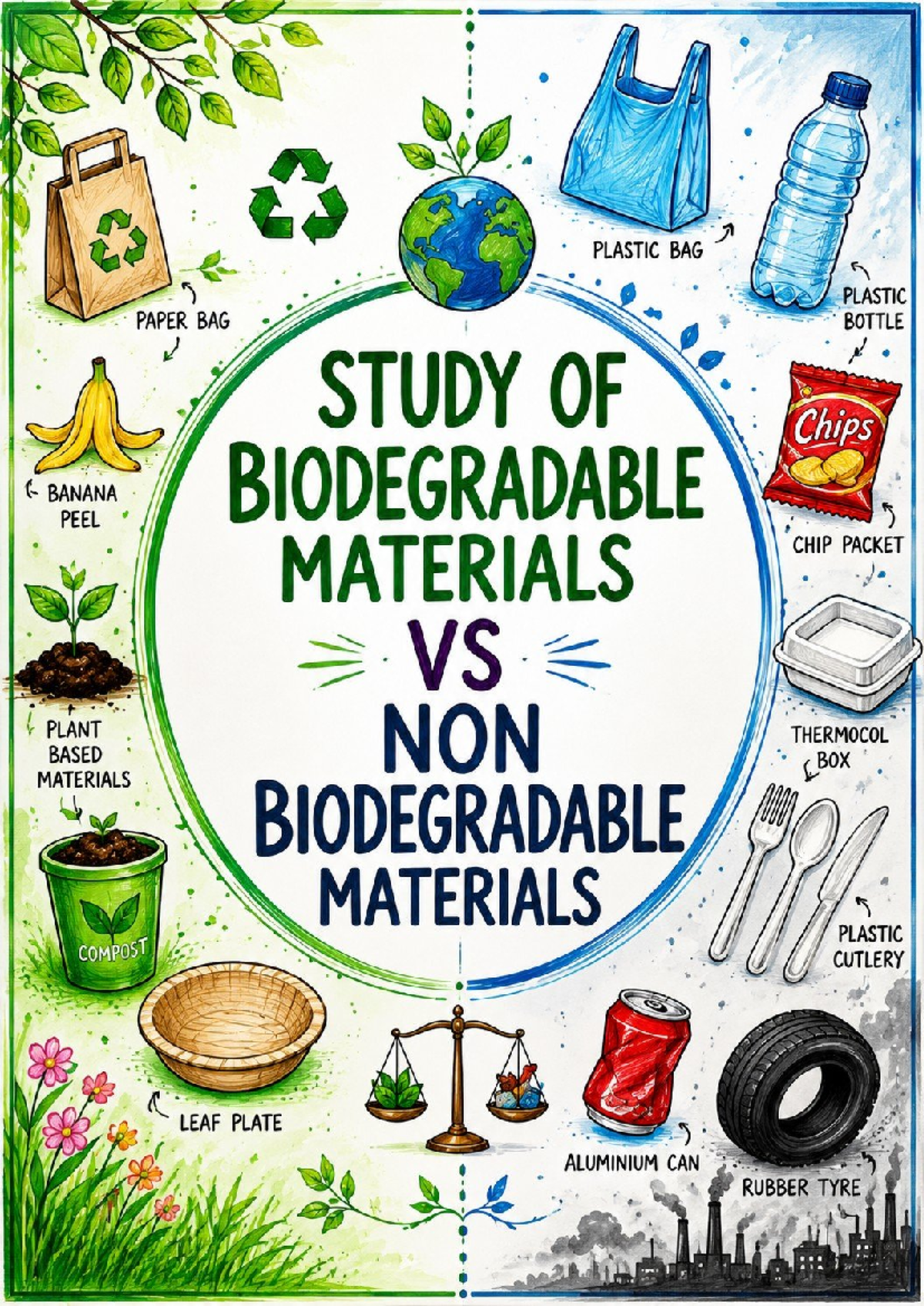 Chem IP - Study of Biodegradable vs Non-Biodegradable Materials - Studocu