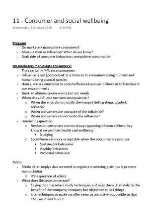 Chapter 2 Consumer and social well-being - Chapter 2: CONSUMER AND ...