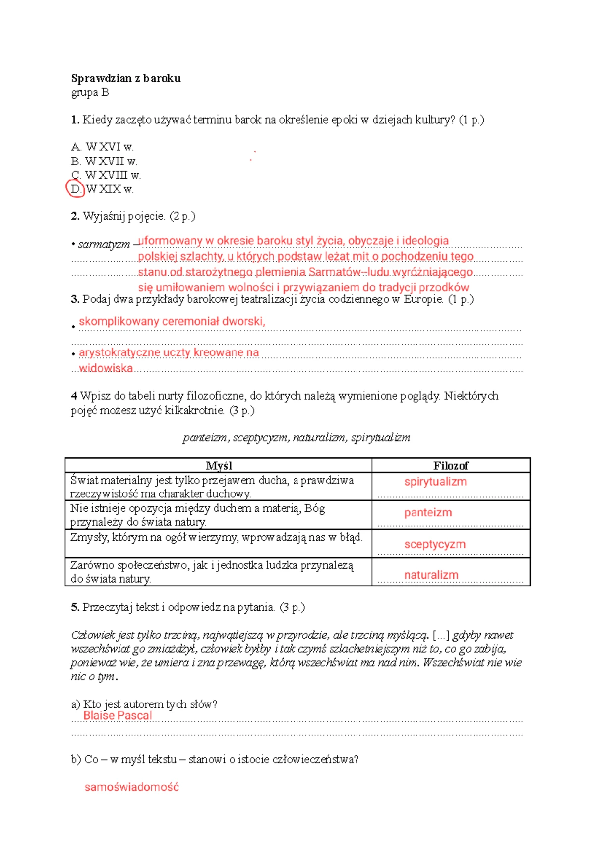 Test - rozdzia 2 Ludnosc i osadnictwo Test z wido 231127 225452 - Grupa