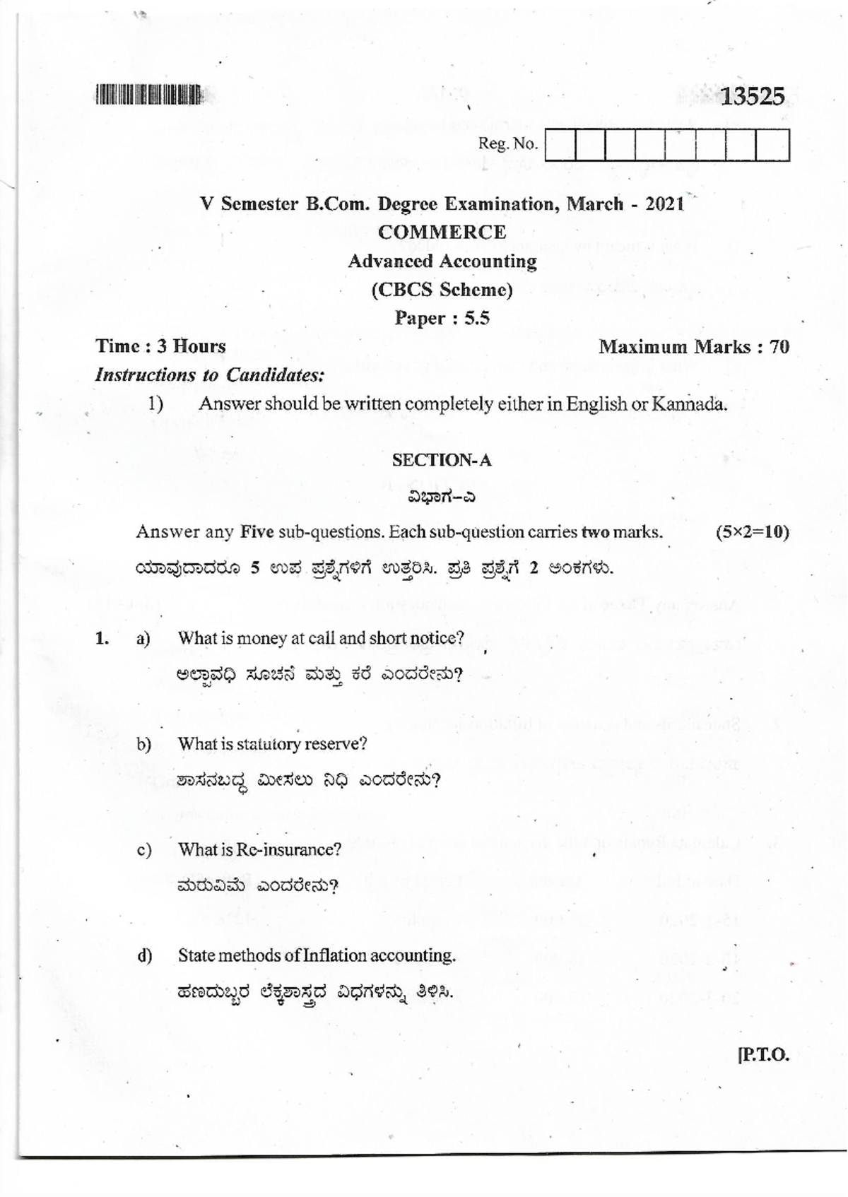 Advanced Accounting - Practice Questions for Exam Preparation - Studocu