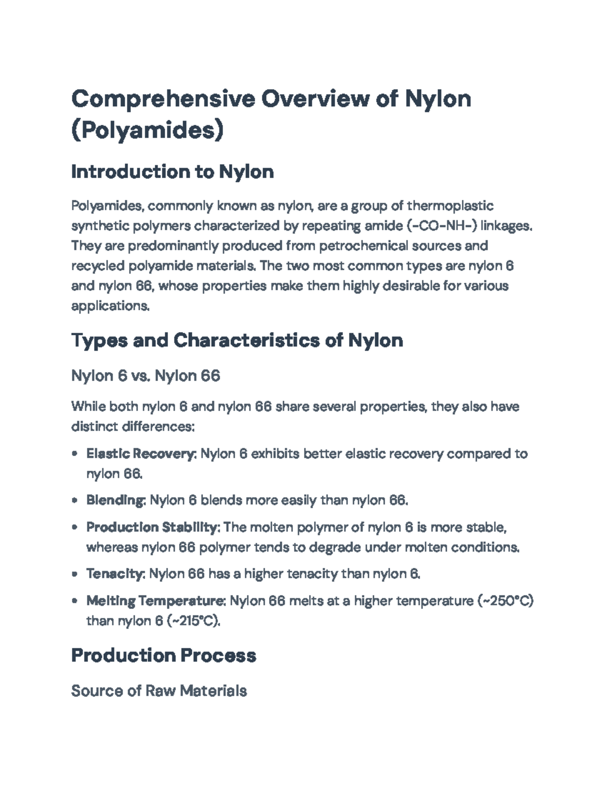 Comprehensive Overview of Nylon: Properties, Applications, and Types ...