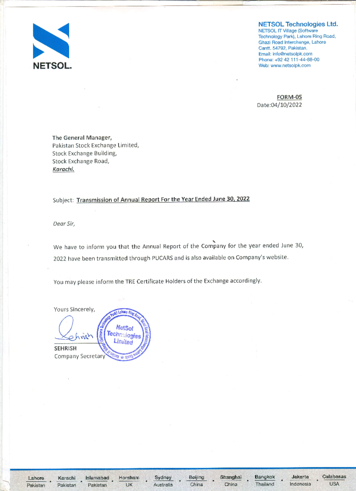 193611 - Annual Financial Statement Report 2022 - Studocu