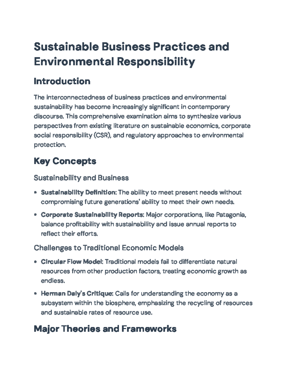 Sustainable Business Practices and Environmental Responsibility ...