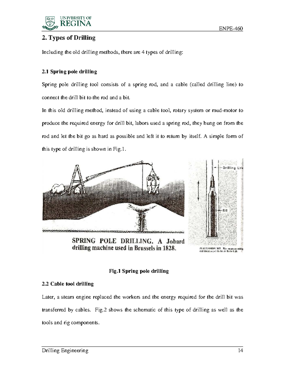 ENPE-460 Chapter 2-3: Lecture Notes on Drilling Techniques - Studocu