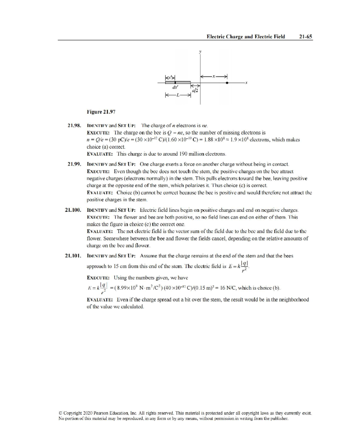 University Physics (15th Ed) - Electric Charge & Field Solutions - Studocu