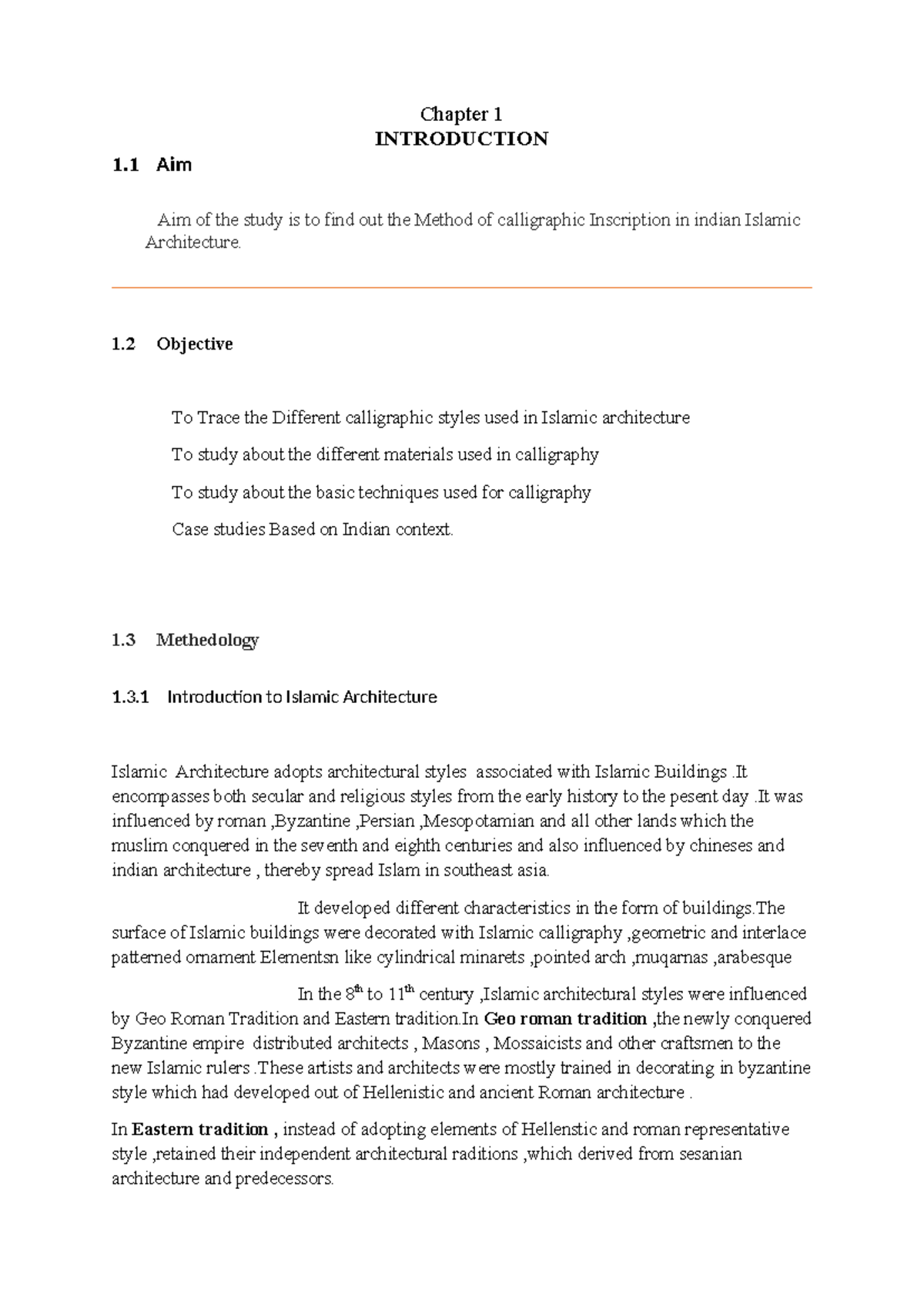 Chapter 1 & 2 - Lecture Notes on Islamic Calligraphy in Architecture ...