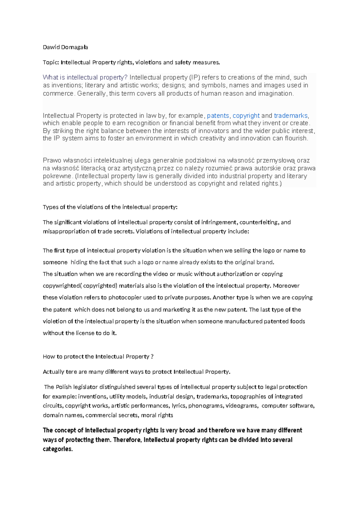 Intellectual Property Rights & Violations: Overview and Protection ...