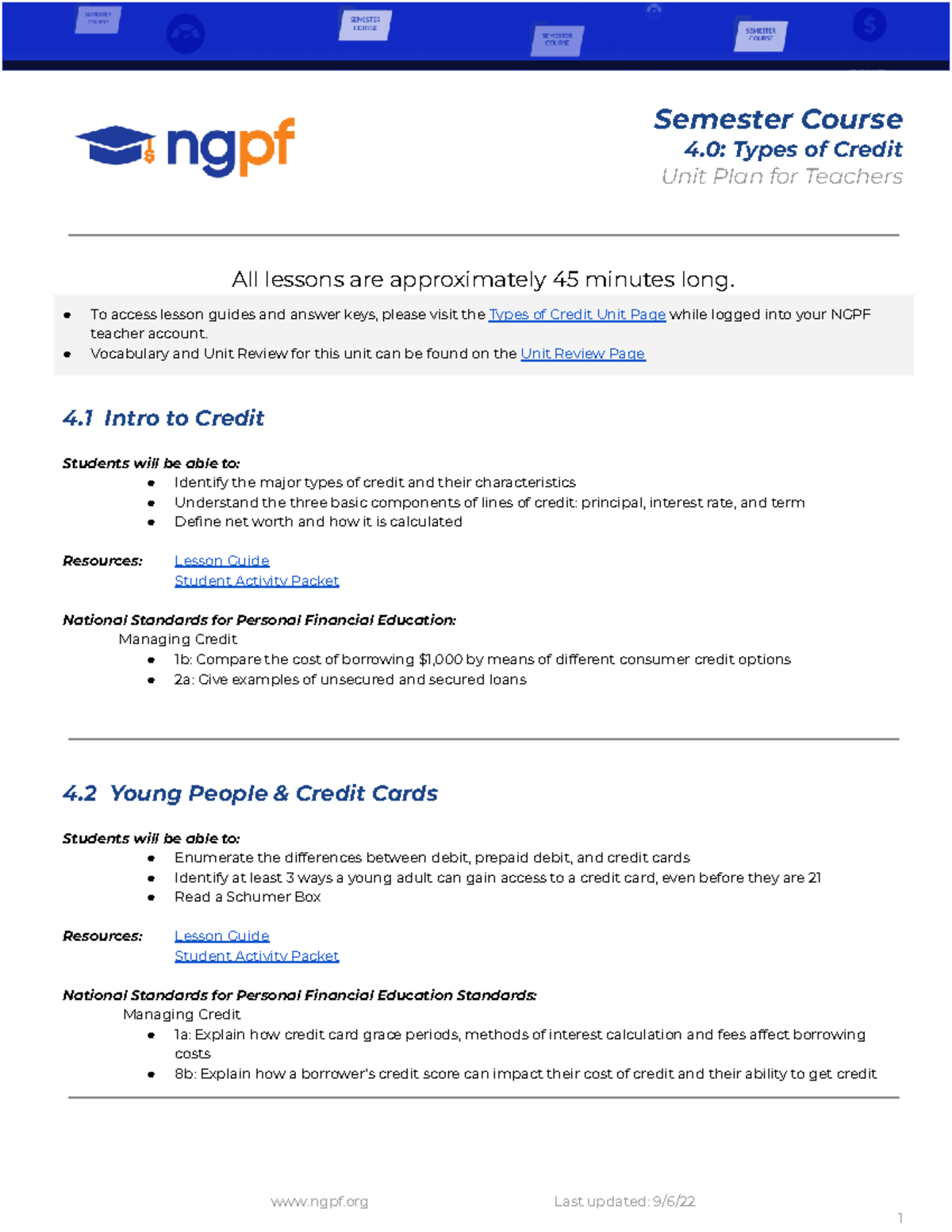SC-4 - Economics: Comprehensive Guide to Types of Credit - Studocu