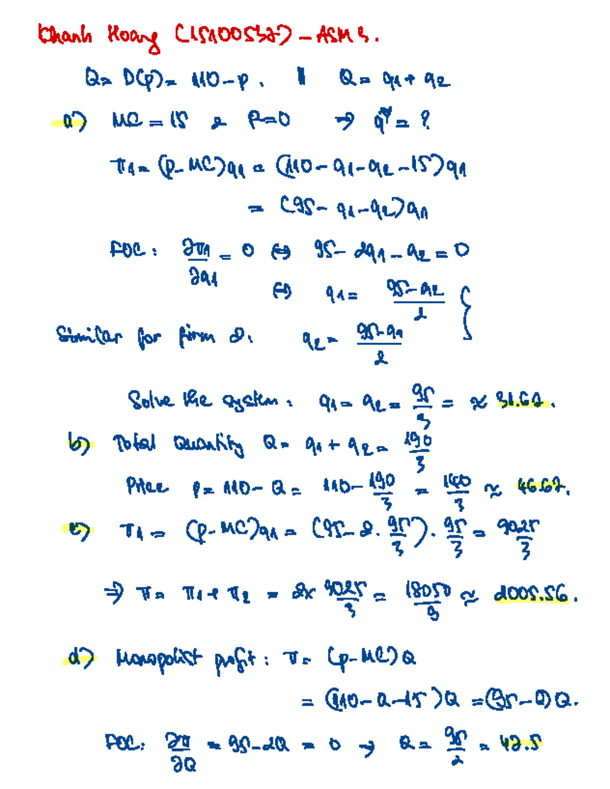 EMO - Assignment Week 3: Monopolist Profit Analysis and Solutions ...