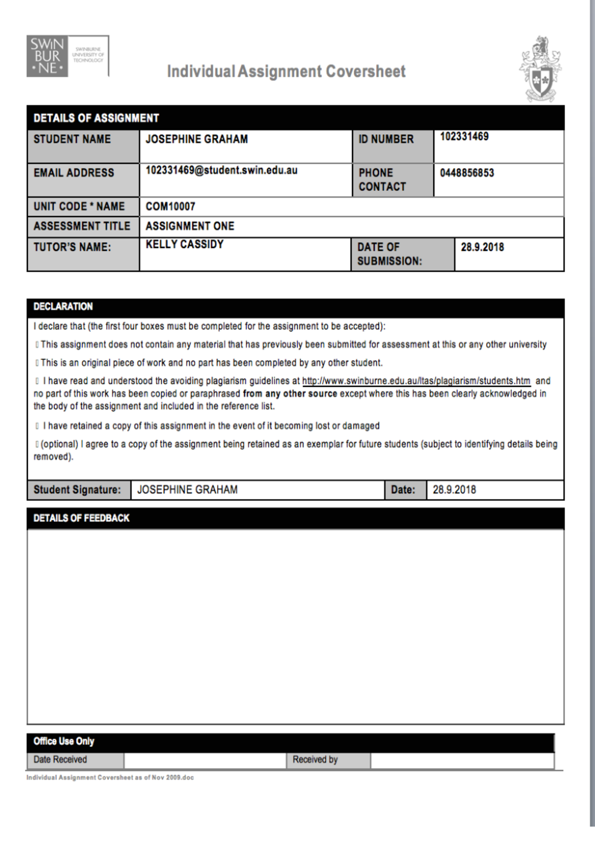 HD example 3 1 - Part 1. Introduction Page The target audience is the ...