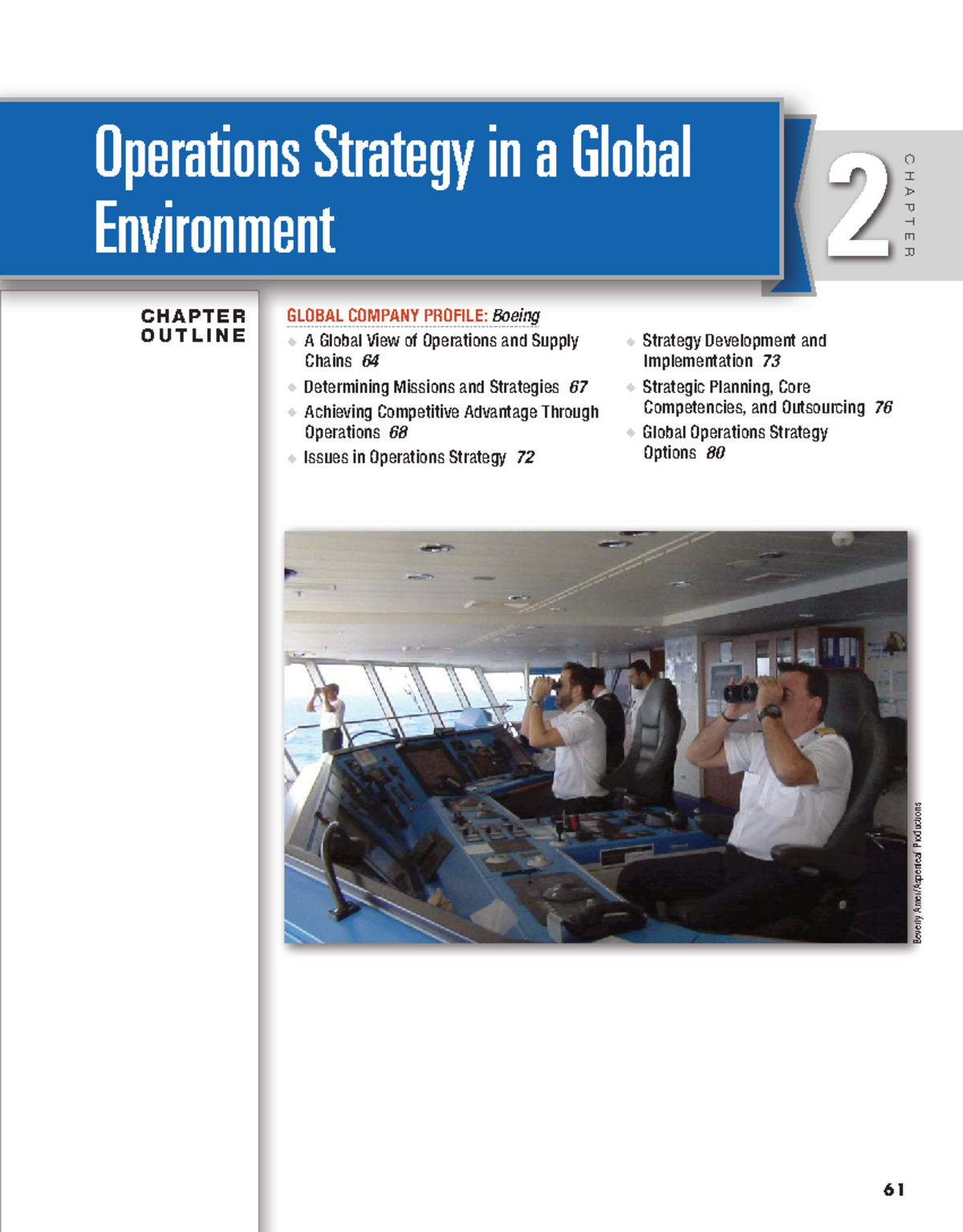 Operational Strategy in a Global Environment: Boeing's Competitive Edge ...