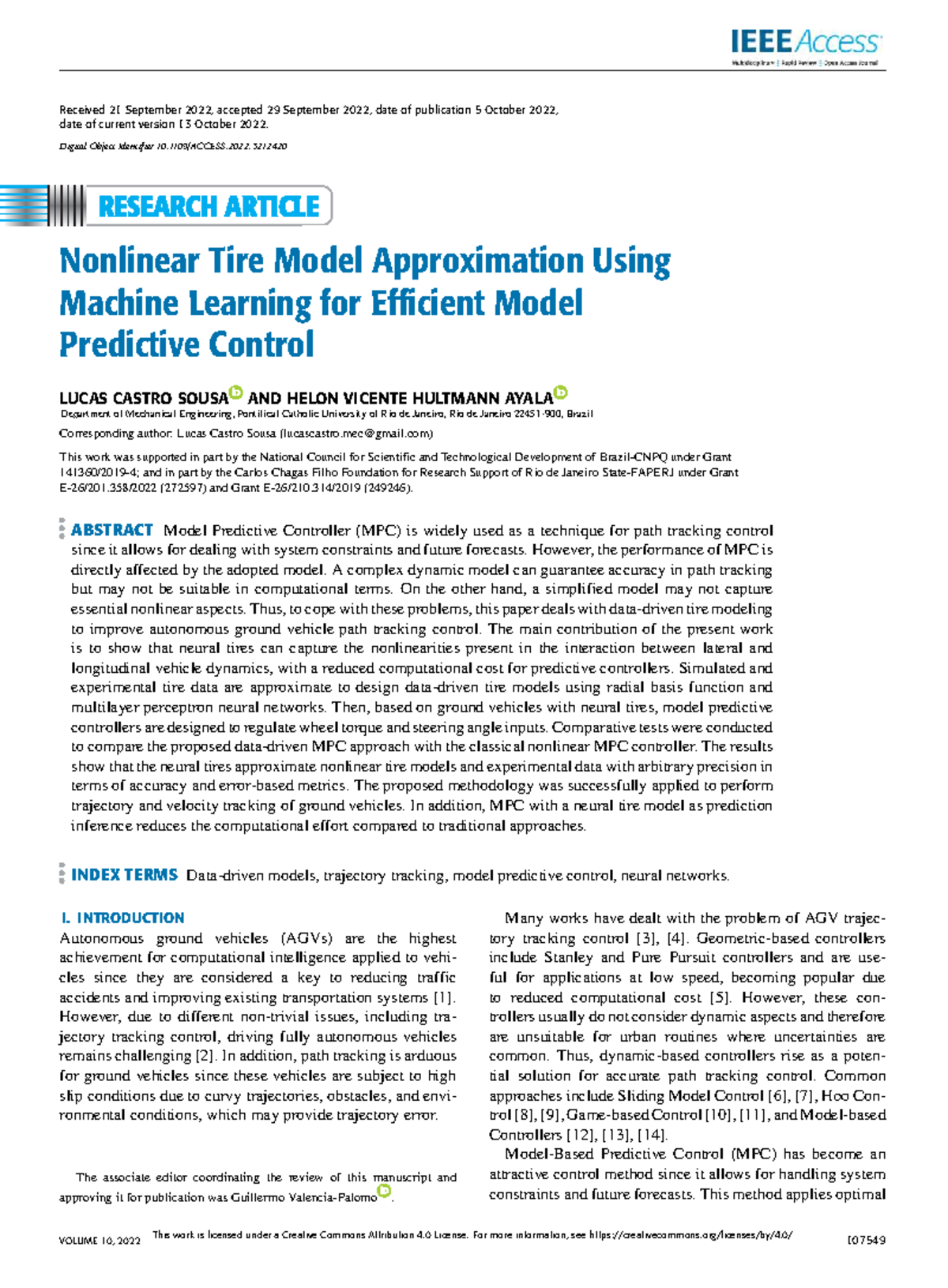 1.3 - Nonlinear Tire Model Approximation Using ML for Efficient MPC ...