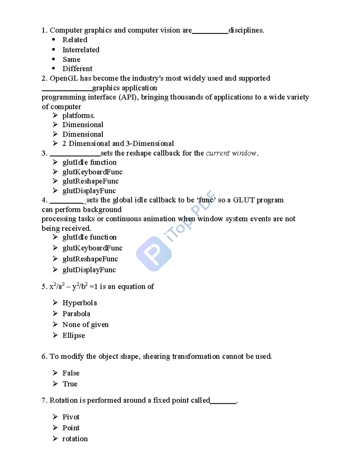 CS602 Solved MCQs Final TERM BY Junaid - Computer graphics and computer ...