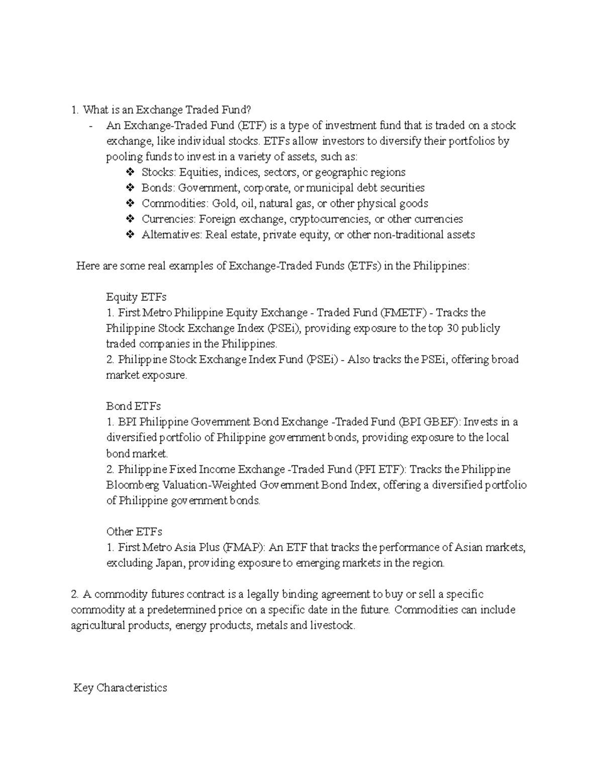 Understanding Exchange Traded Funds (ETFs): A Comprehensive Guide - Studocu