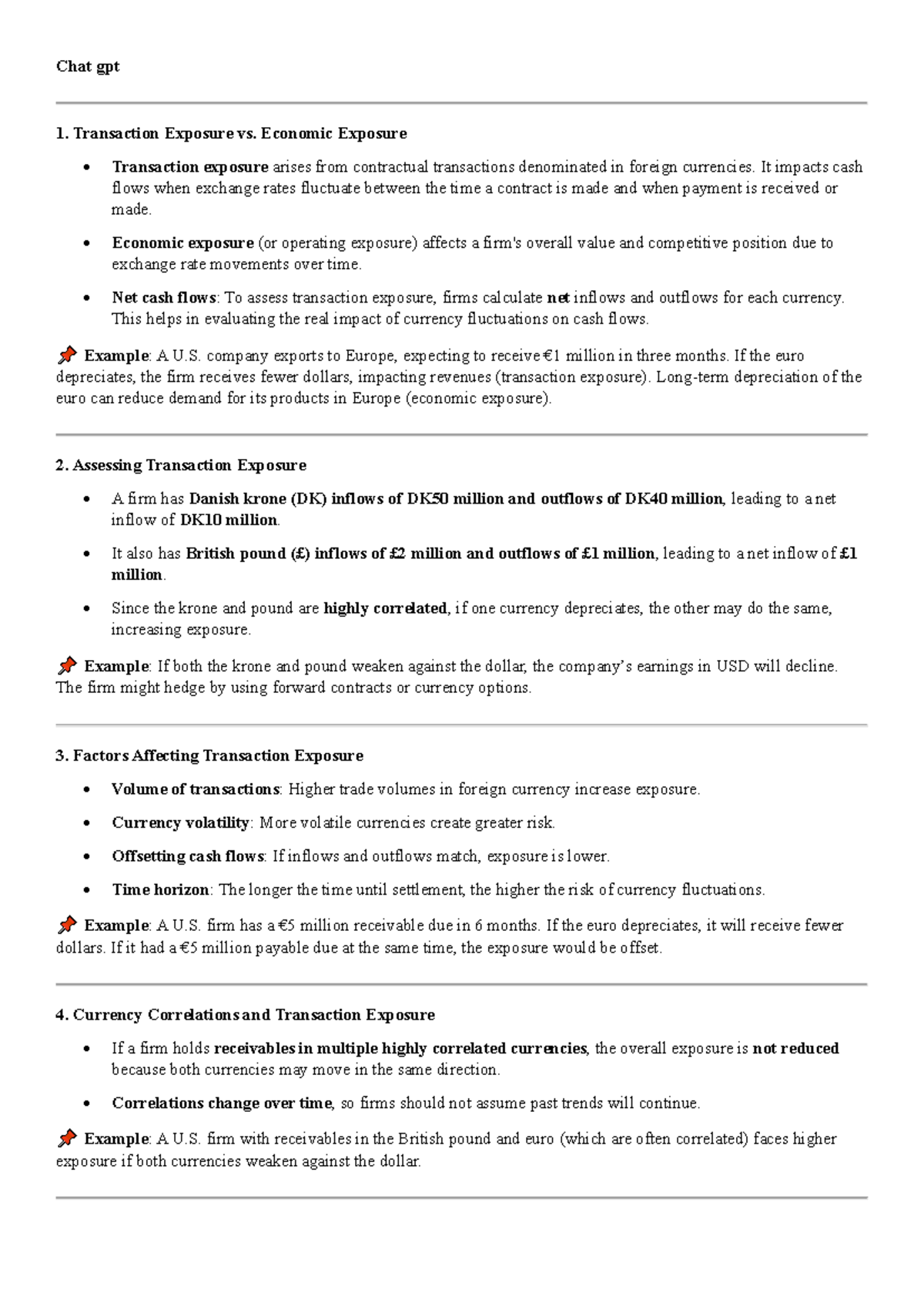 Transaction vs. Economic Exposure: Understanding Currency Risks in HRM ...