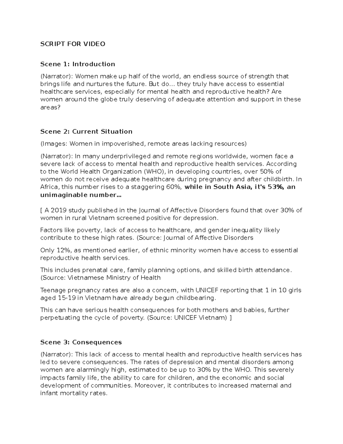 Script-FOR-BUS - Present script for bus - SCRIPT FOR VIDEO Scene 1 ...