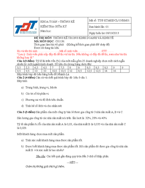 [Solved] C s liu iu tra v gi tr sn xut sn phm nm 2005 ca 30 XN cng sn ...