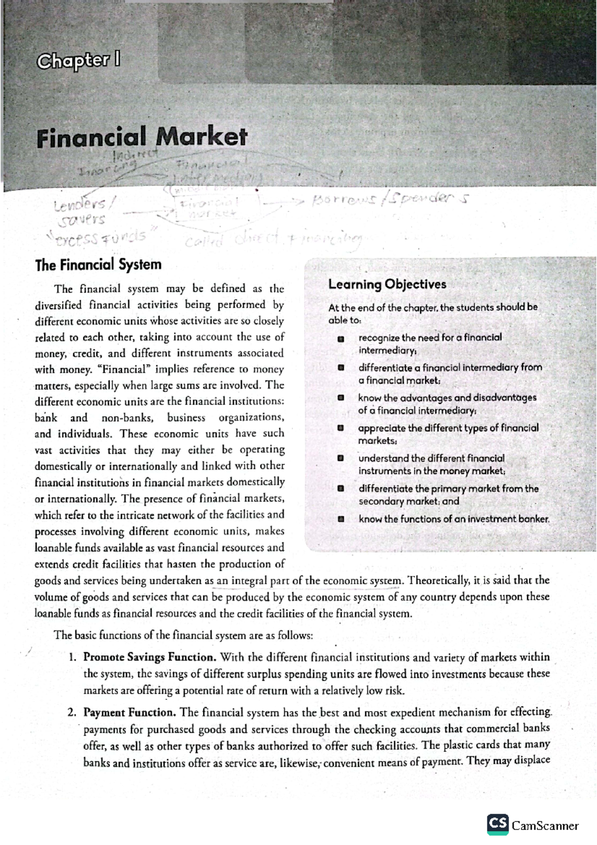 CS 101: Overview of Financial Markets and Intermediaries - Studocu