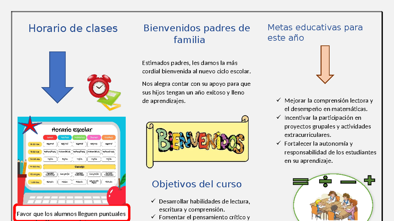 FOLLETO INFORMATIVO PARA PADRES DE FAMILIA - Ciclo Escolar 2025 - Studocu