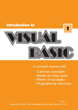 Event BOOK 1 - visual basic course lecture notes - About the Tutorial ...