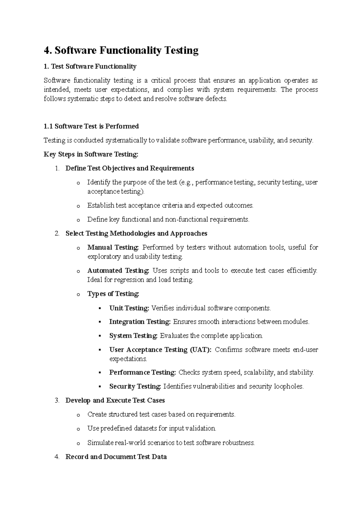 4. Software Functionality Testing: A Comprehensive Overview for QA ...