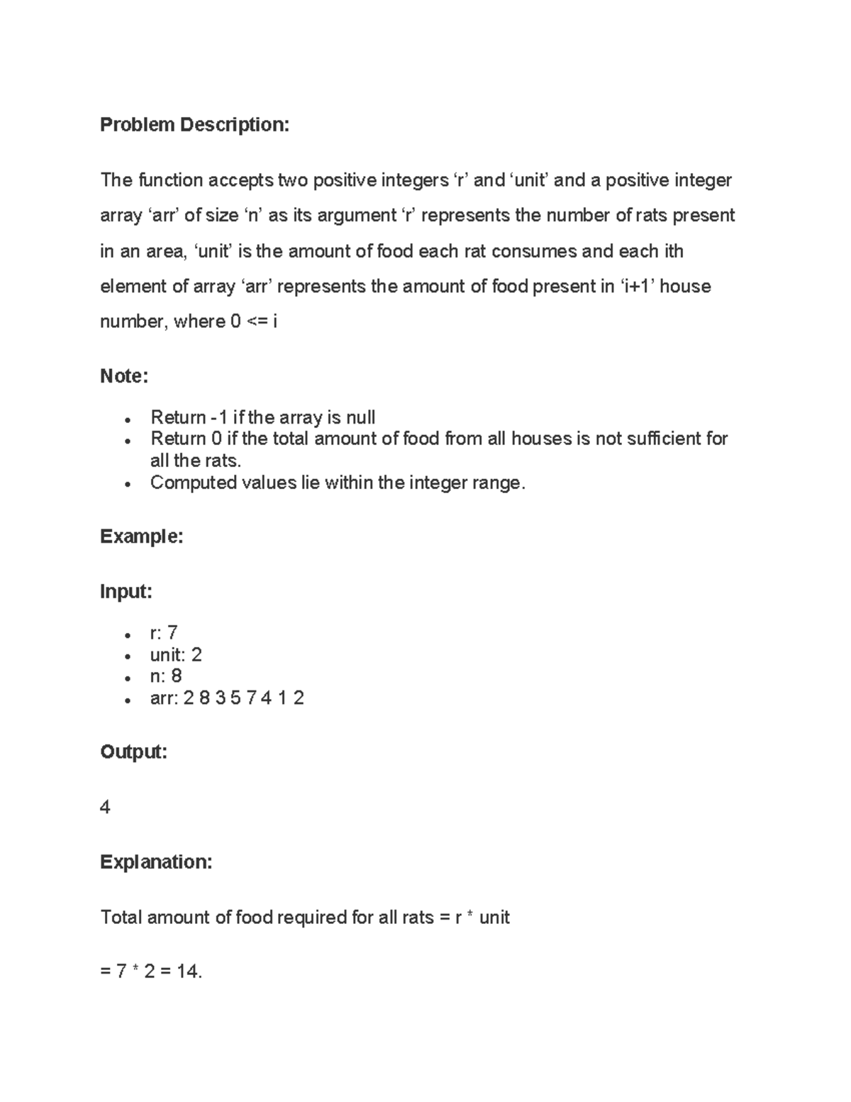 Programming Assignment: Accenture Coding Challenge Solutions - Studocu
