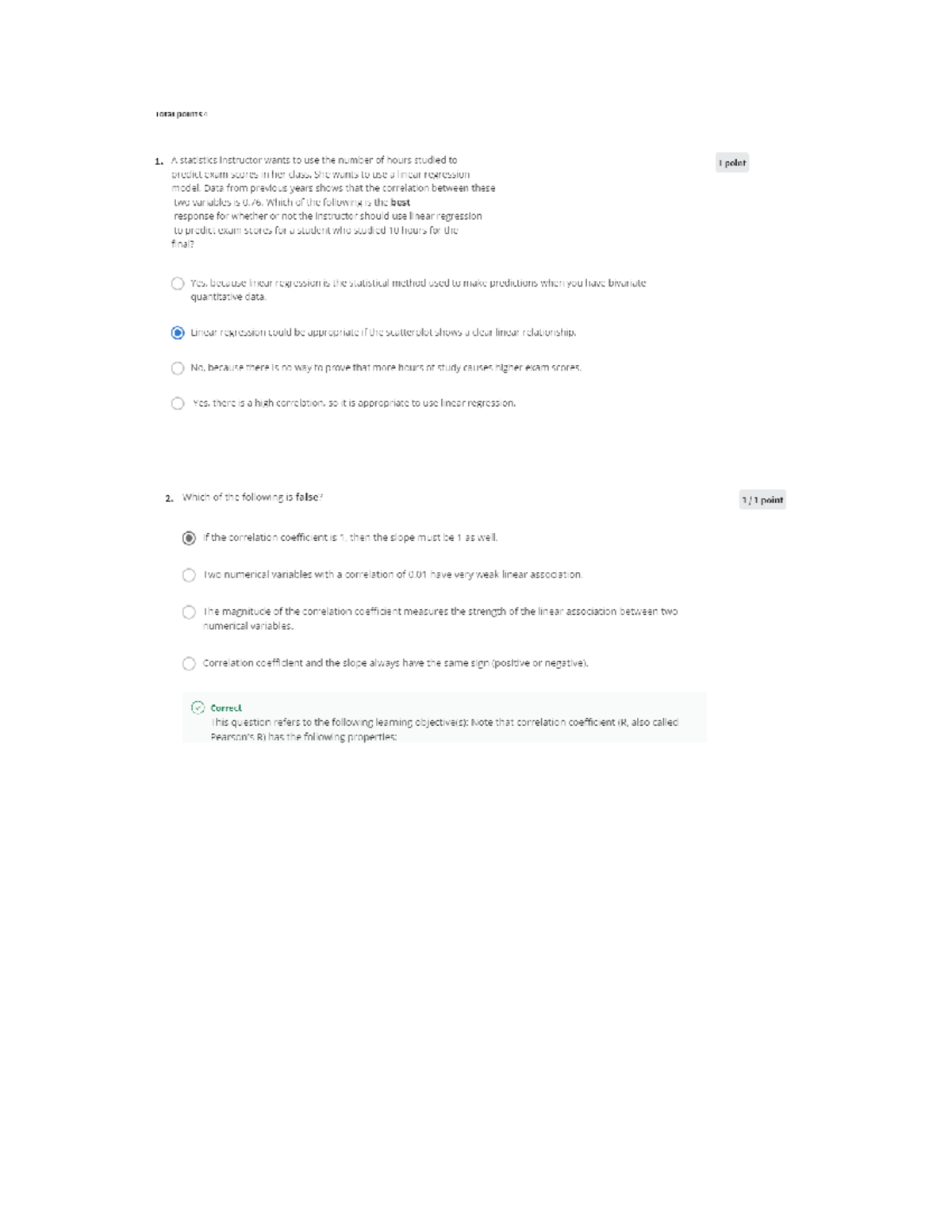 Linear Regression and Modeling by Duke University (Week 1) Answers ...