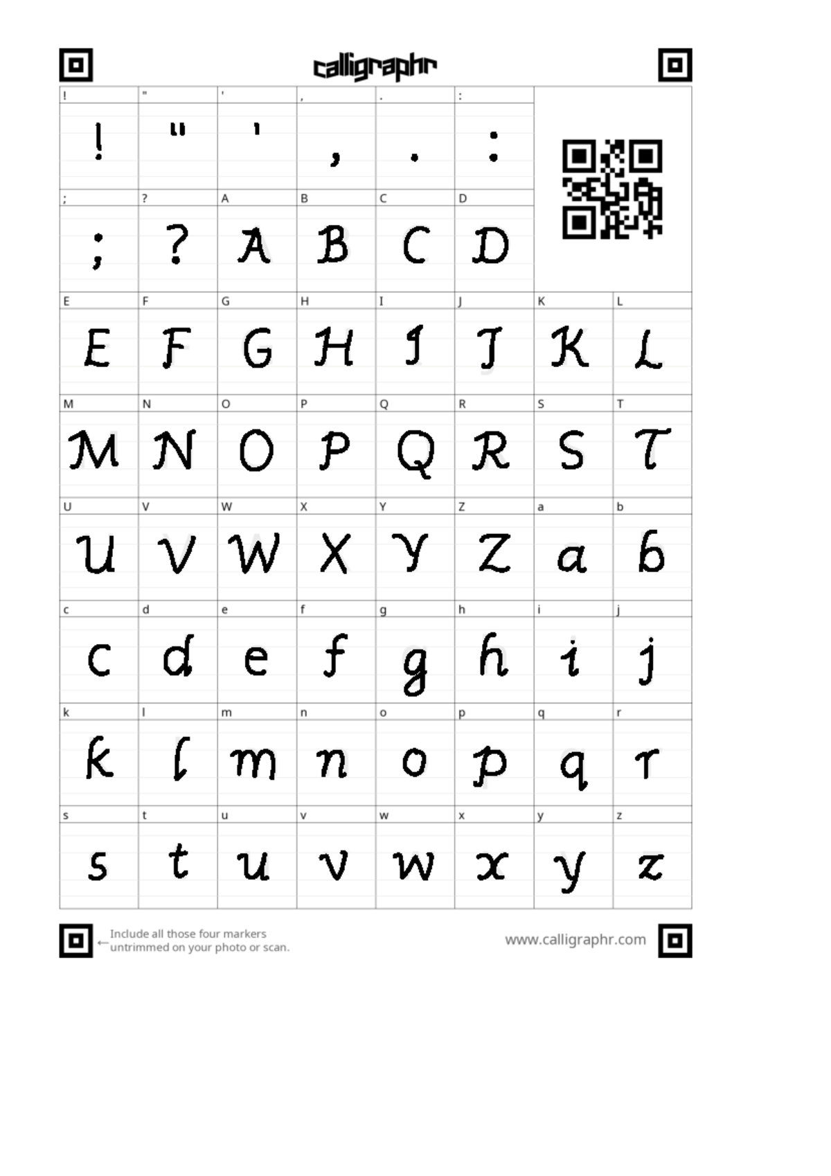 Calligraphr-Template - MATH 15 - A B C D EFGHIJKLMNOPQRSTUVWXYZabc f g ...