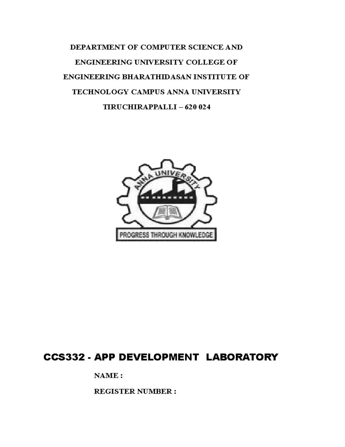 CCS332 - App Development Lab: BMI & Expense Manager Apps Guide - Studocu