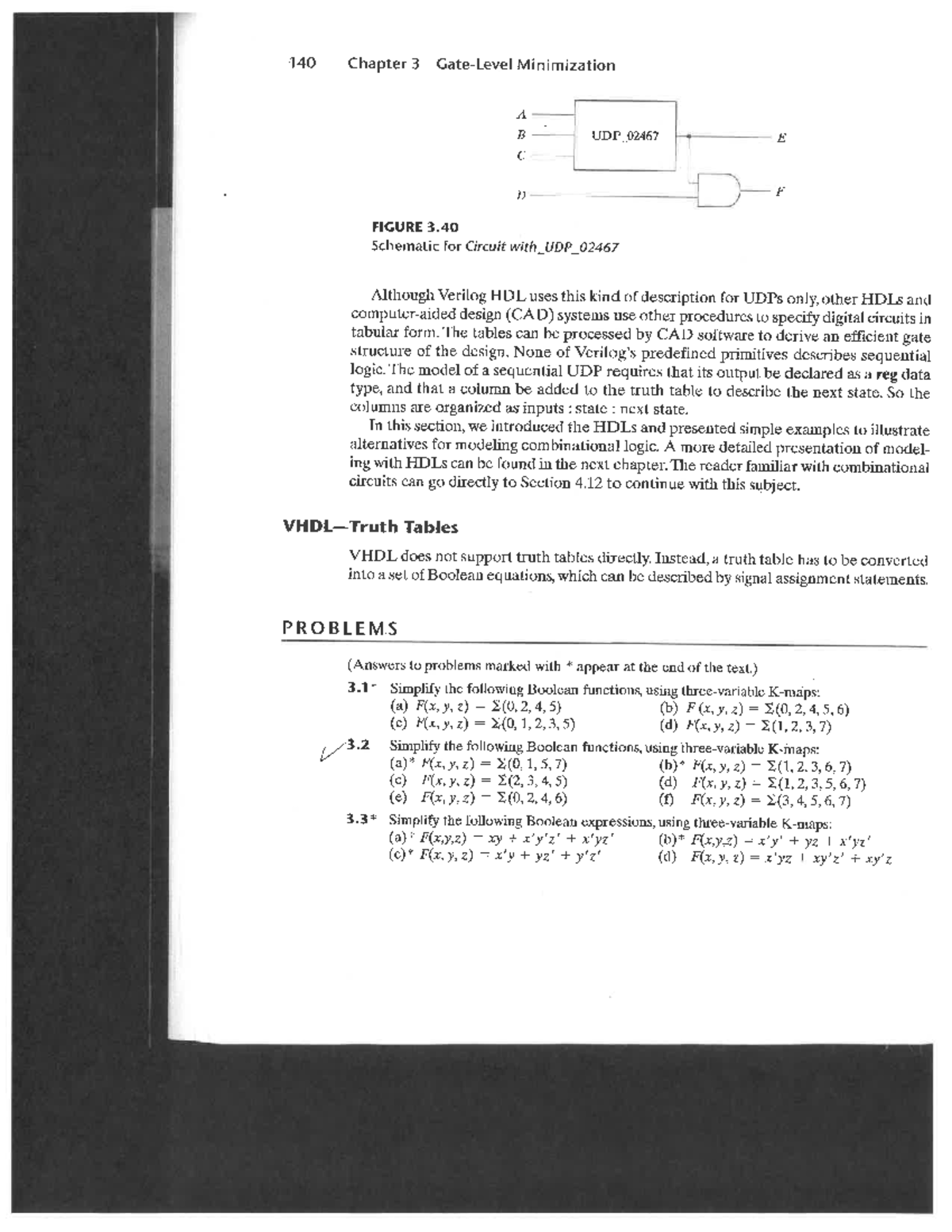 140 Assignment 3: Minimization Techniques in Digital Systems (UDP_02467 ...
