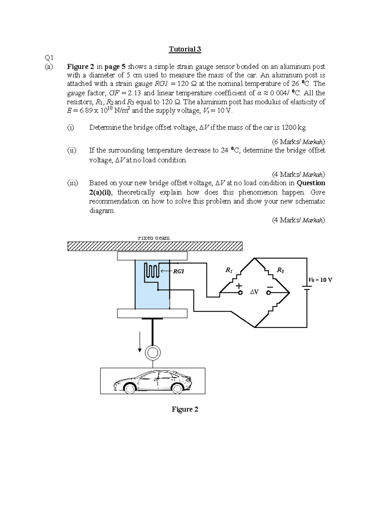 Exercise 3 SEM2 20222023: Strain Gauge Analysis and Calculations - Studocu