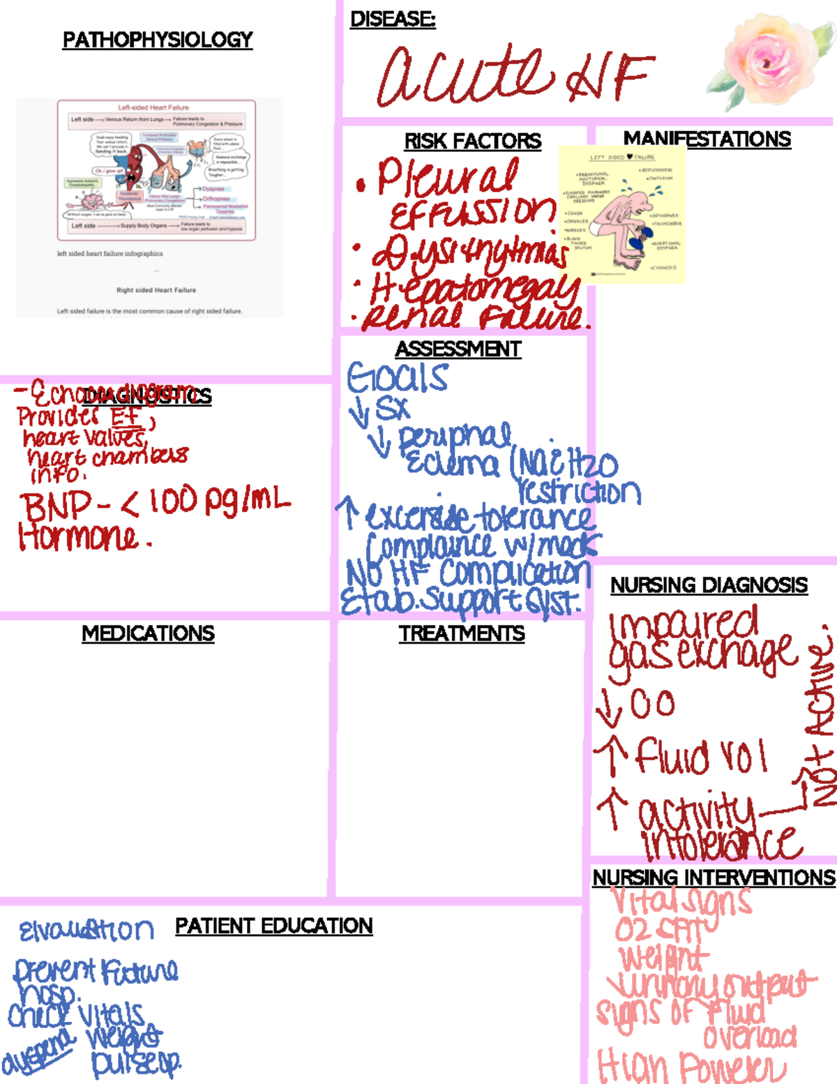 Note Jun 12, 2022 (3) HF - NOTES - DISEASE: PATHOPHYSIOLOGY RISK ...