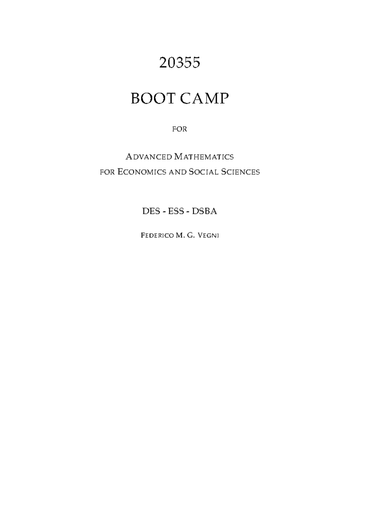 20355 BOOT CAMP with solutions - 20355 BOOT CAMP FOR ADVANCED ...