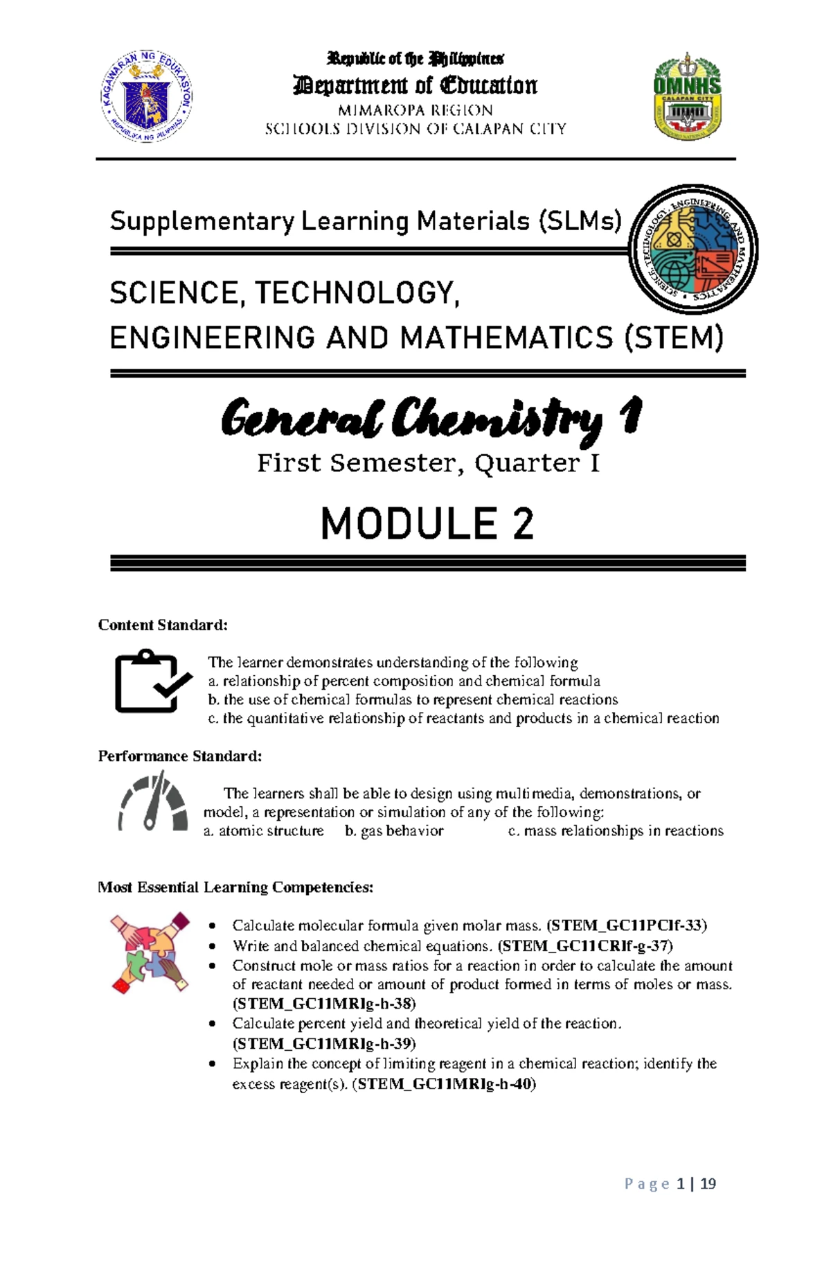 3Q CM Science 9: Earth and Space Unit Curriculum Map - Studocu