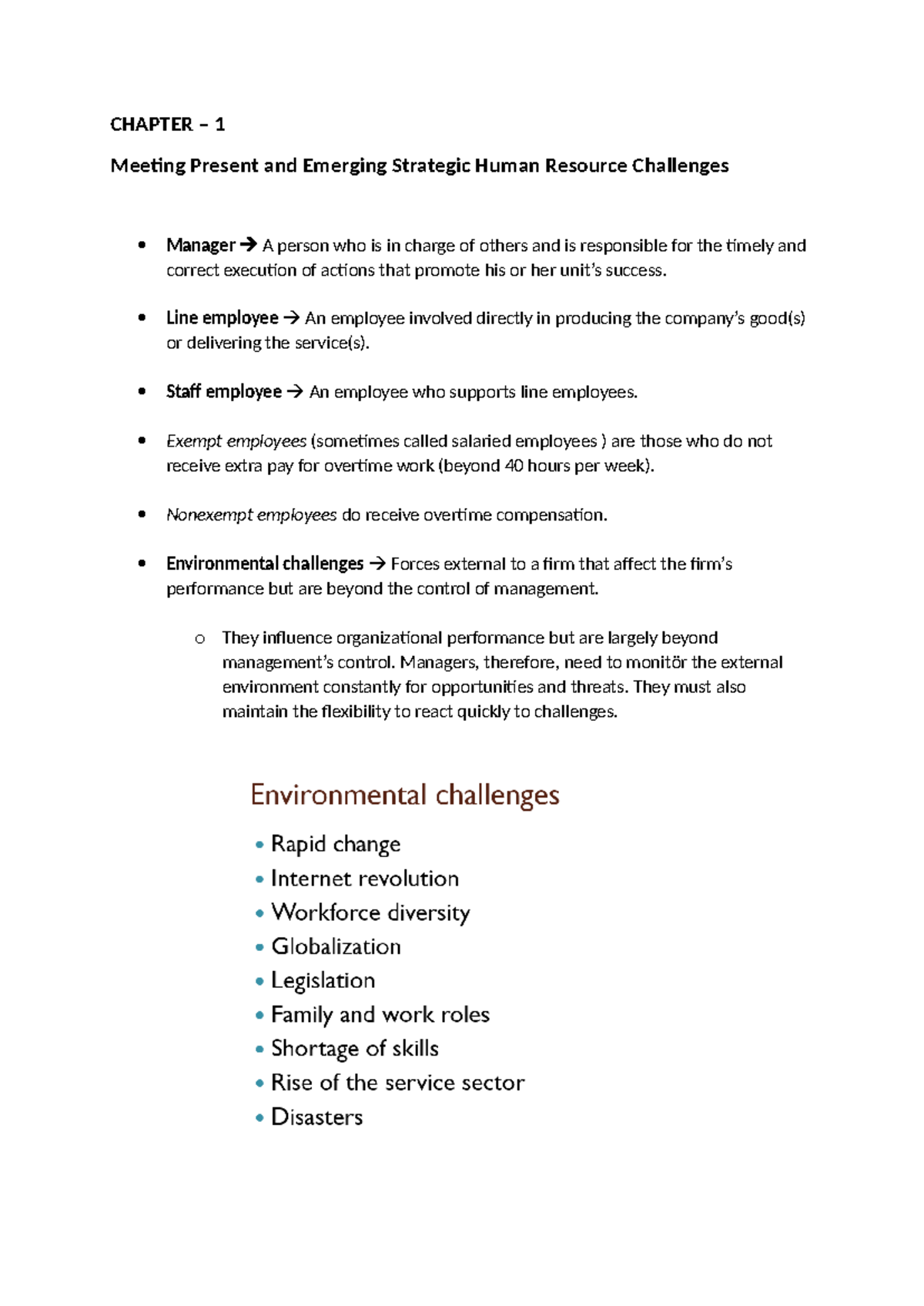 HR - Midterm 1 - Summary Principles of Human Resource Management ...