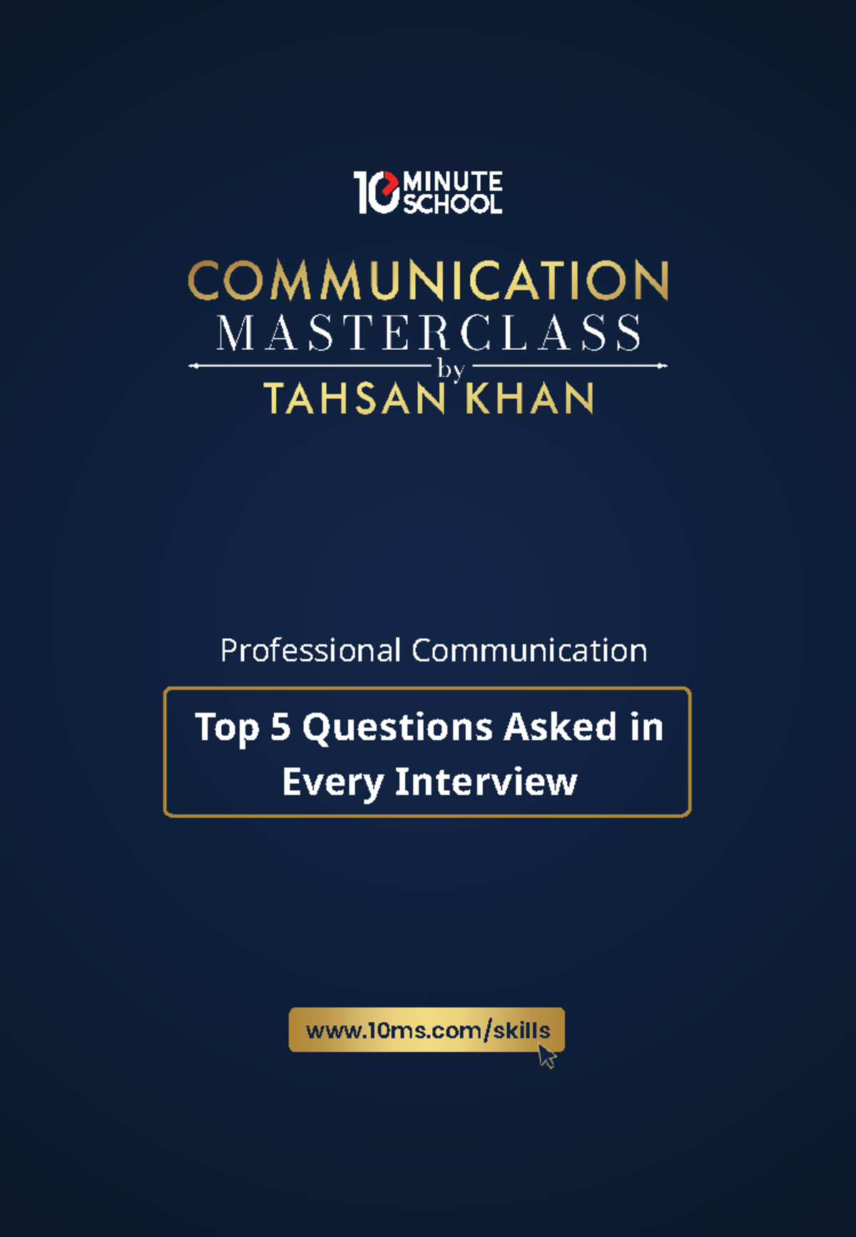 Top 5 Common Interview Questions & Answers - Professional Comm. - Studocu