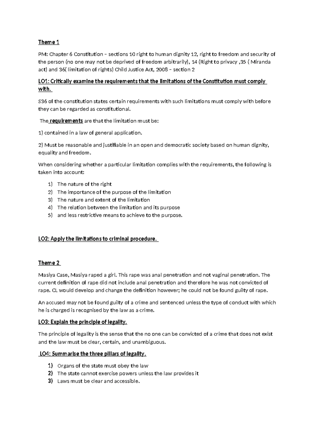 Govender v Minister of Safety and Security: Analysis of Section 49(1 ...