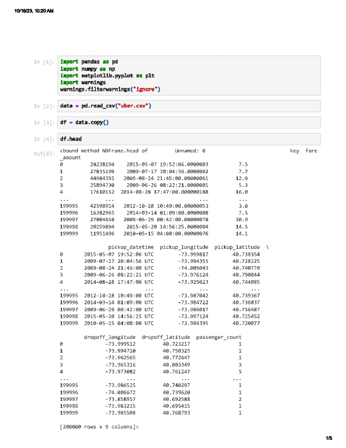 Machine Learning 1: Introduction and Key Concepts Overview - Studocu