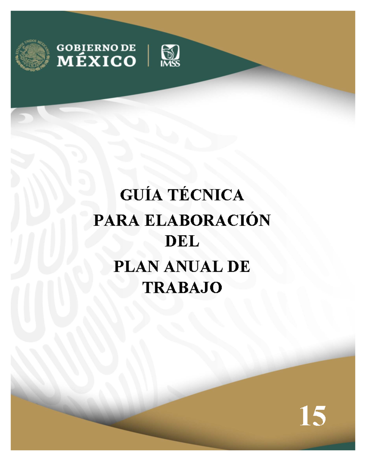 GUÍA TÉCNICA PARA LA ELABORACIÓN DEL PLAN ANUAL DE TRABAJO 15 V2019 - Document Preview
