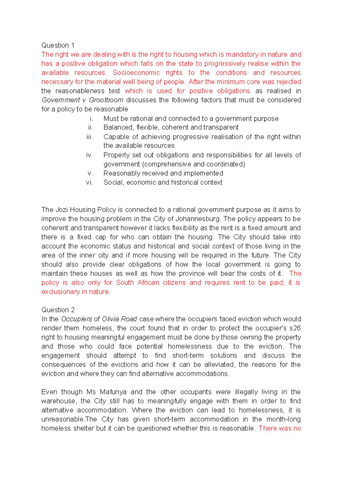 Tut 5 and 6 - relates to socio economic rights tutorial 4 and 5 ...