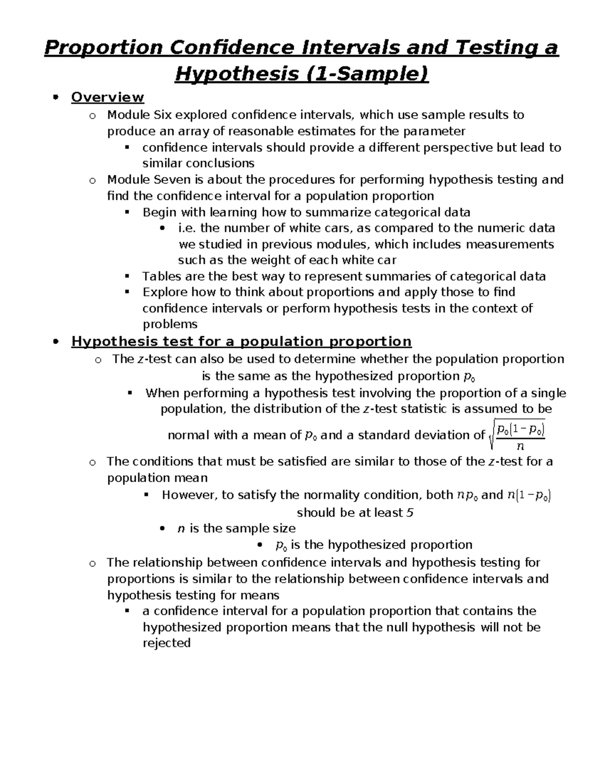 MAT Module 4: Notes on Normal Distribution and Central Limit Theorem ...