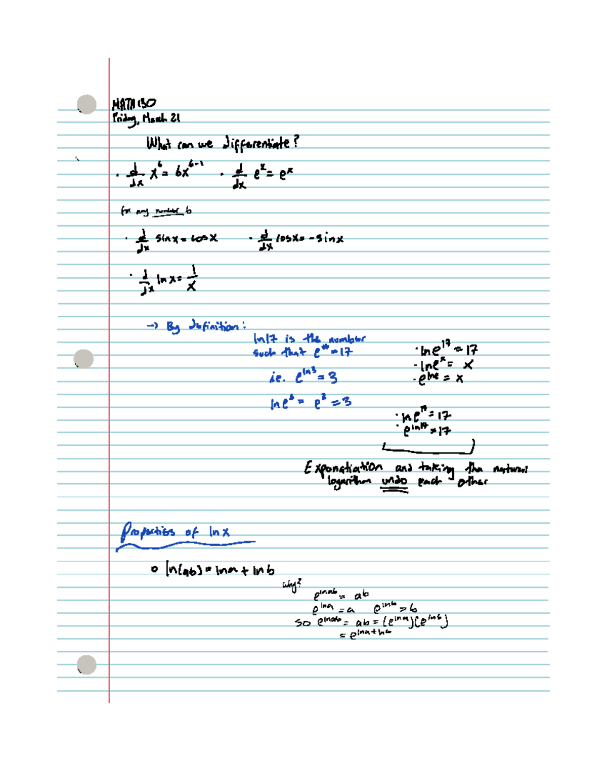 Differentiation Concepts Overview for MATHIZO Course - Studocu