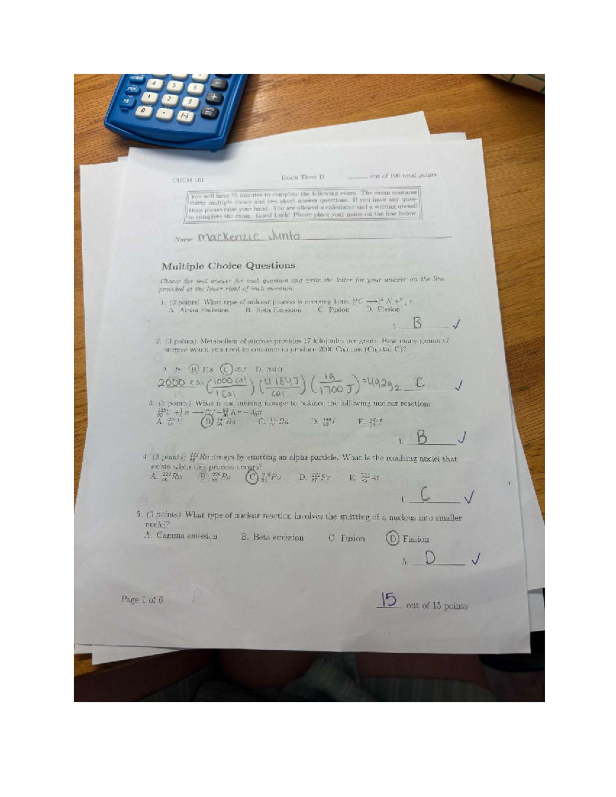 Title: CHEM 101 Exam 3 Review: Key Concepts & Questions - Studocu
