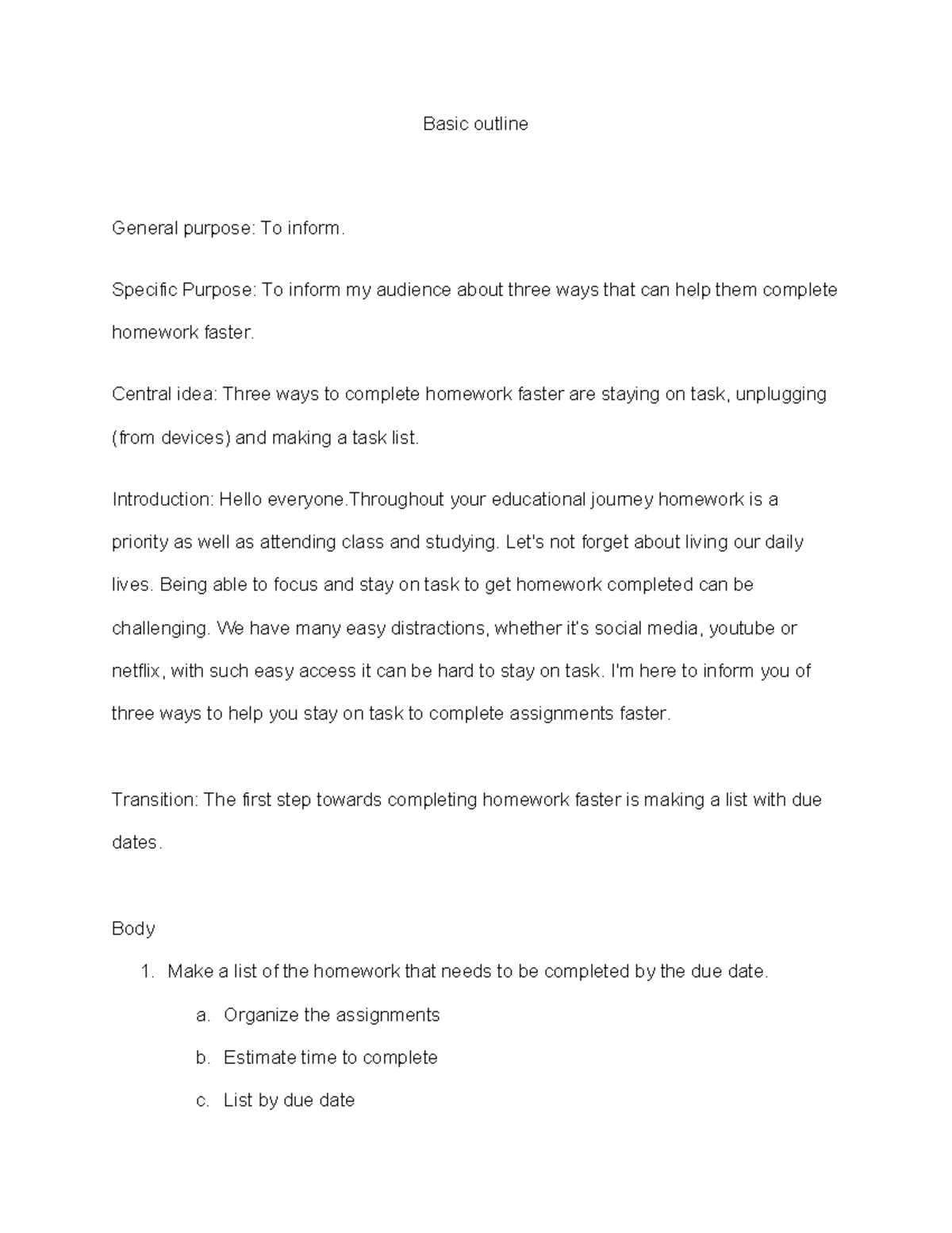 Strategies to Complete Homework Faster: Tips for Staying On Task - Studocu