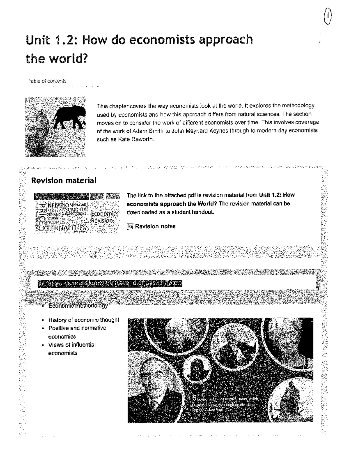 ECON 101: Understanding Economic Methodology and Historical ...