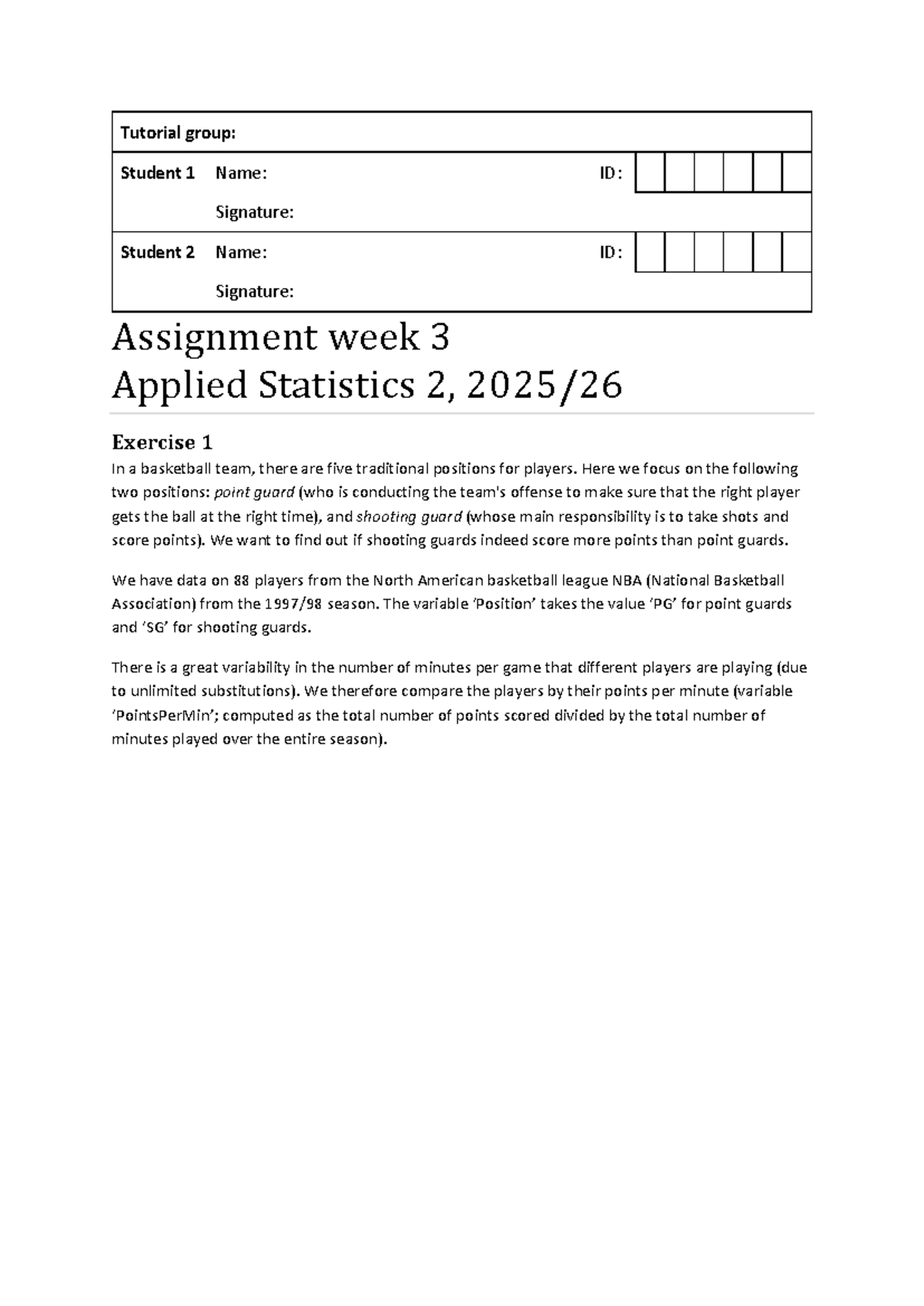 2025A3 - Week 3 Assignment: Applied Statistics on Basketball ...