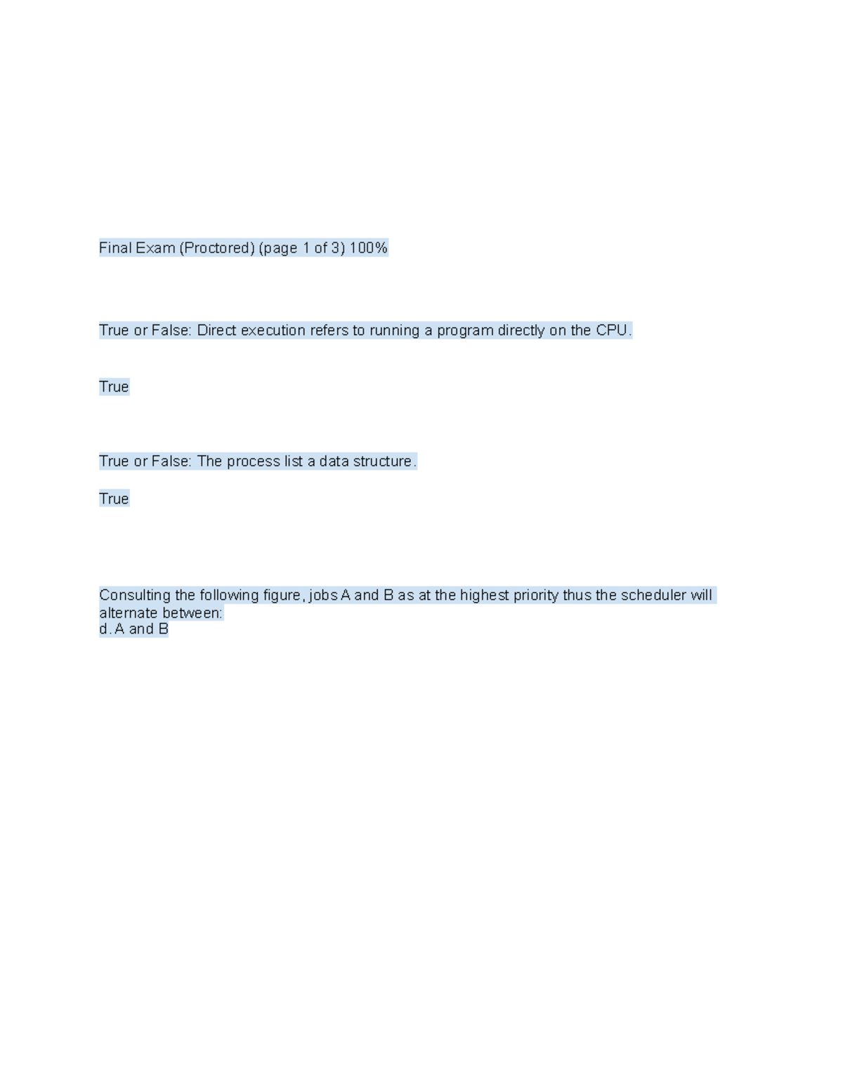 CS 2301 Final Exam Review: Key Questions & Answers - Studocu