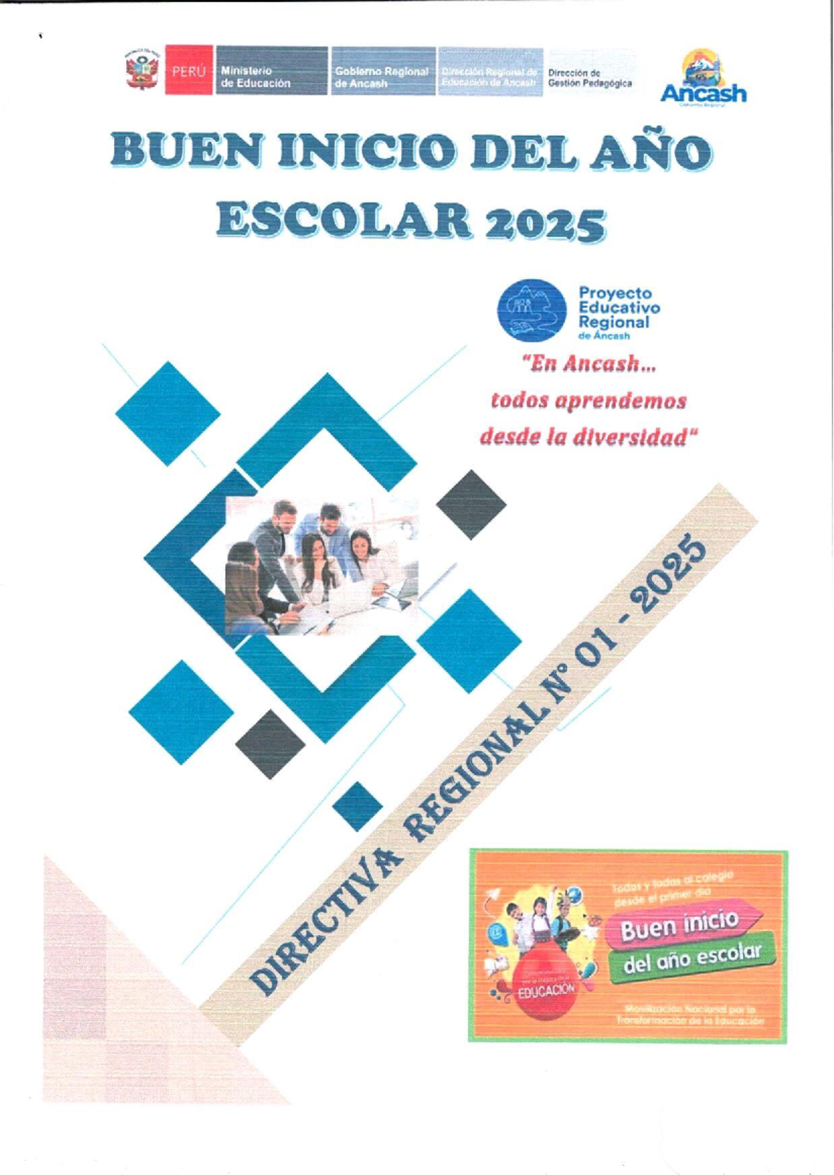 BUEN INICIO DEL AÑO ESCOLAR 2025 - DIRECTIVA REGIONAL ANCASH - Studocu