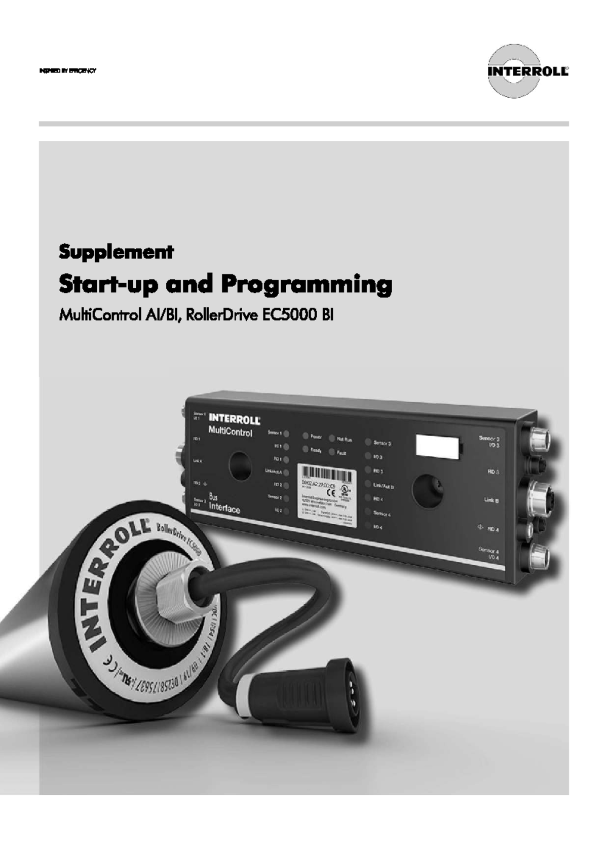 Interroll MultiControl Programming & Supplement Guide (Version 3.2 ...